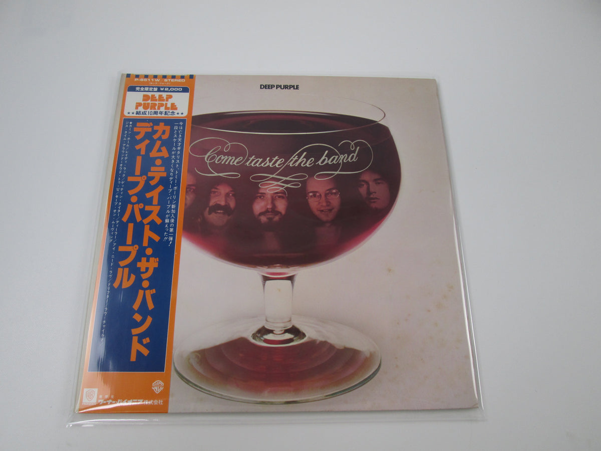 DEEP PURPLE COME TASTE BAND WARNER P-6511W  with OBI Japan VINYL  LP