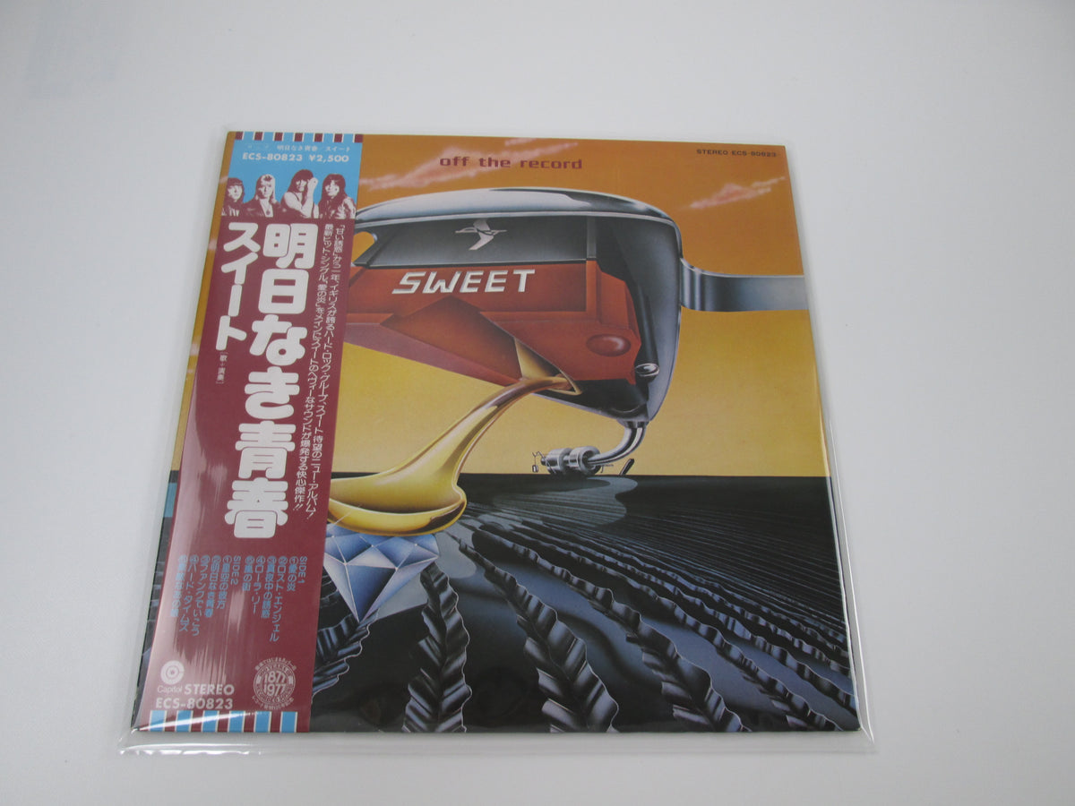 Sweet Off The Record Capitol Records ECS-80823 with OBI Japan VINYL LP
