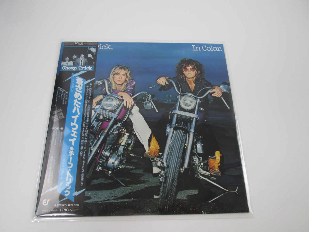 CHEAP TRICK IN COLOR EPIC 25 3P-44 with OBI Japan LP Vinyl