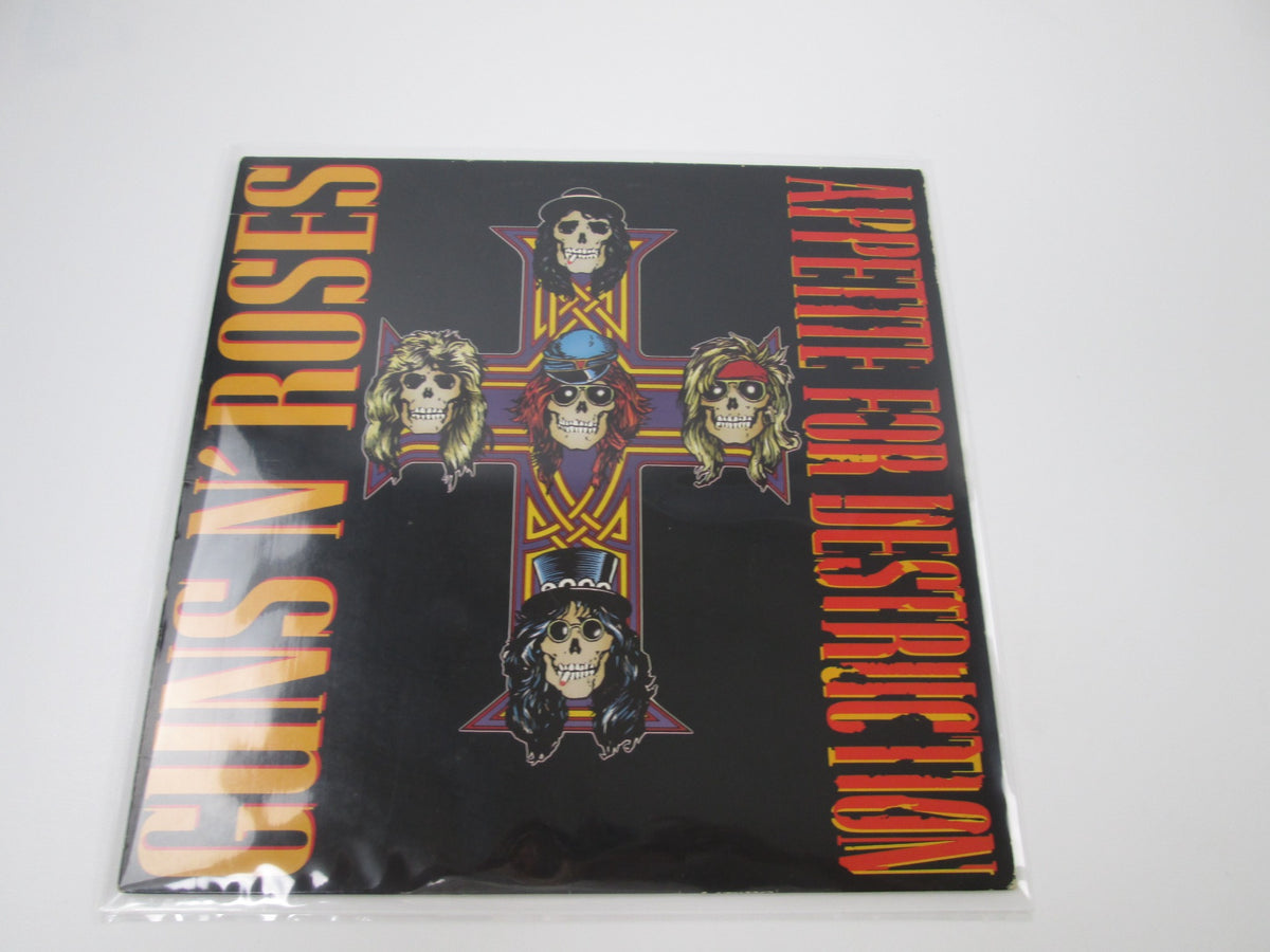 Guns N Roses Appetite For Destruction Sticker 1987 GHS 24148 LP Vinyl