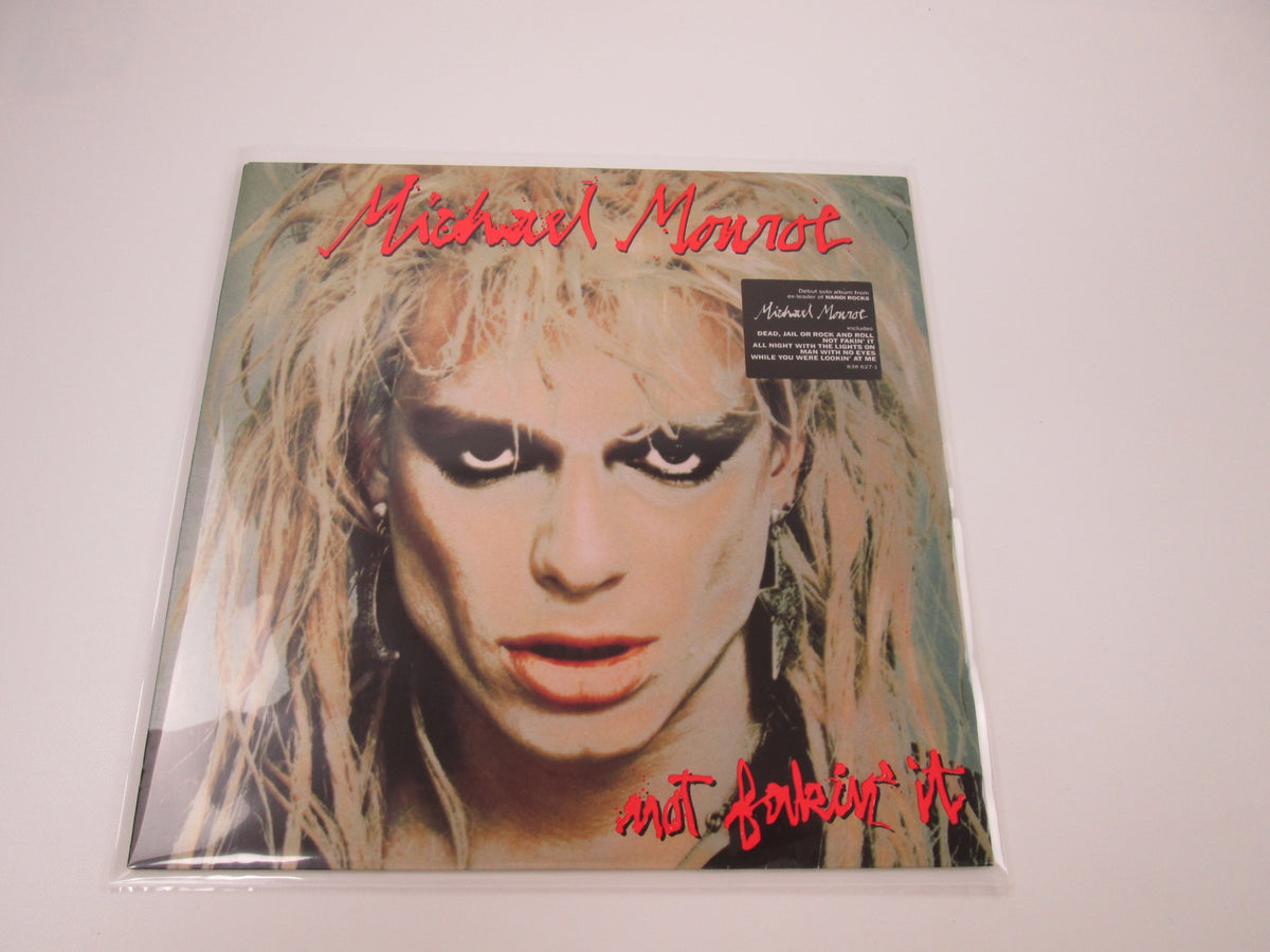 Michael Monroe Not Fakin' It Promo 838 627-1 LP Vinyl