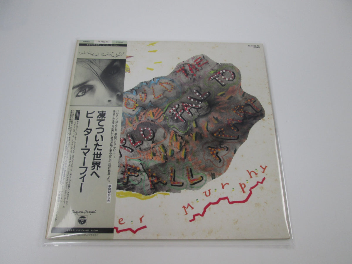 PETER MURPHY SHOULD WORLD FAIL TO FALL APART YX-7392-AX with OBI Japan LP Vinyl