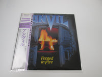 Load image into Gallery viewer, ANVIL FORGED IN FIRE POLYDOR 28MM 0254 with OBI Poster Japan LP Vinyl
