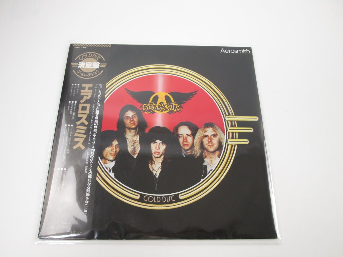 Aerosmith CBS/Sony 26AP 1326 with OBI Japan LP Vinyl