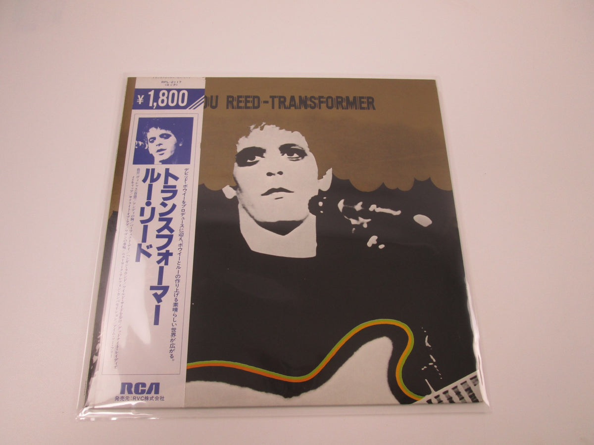 LOU REED TRANSFORMER RCA RPL-2117 with OBI Japan LP Vinyl