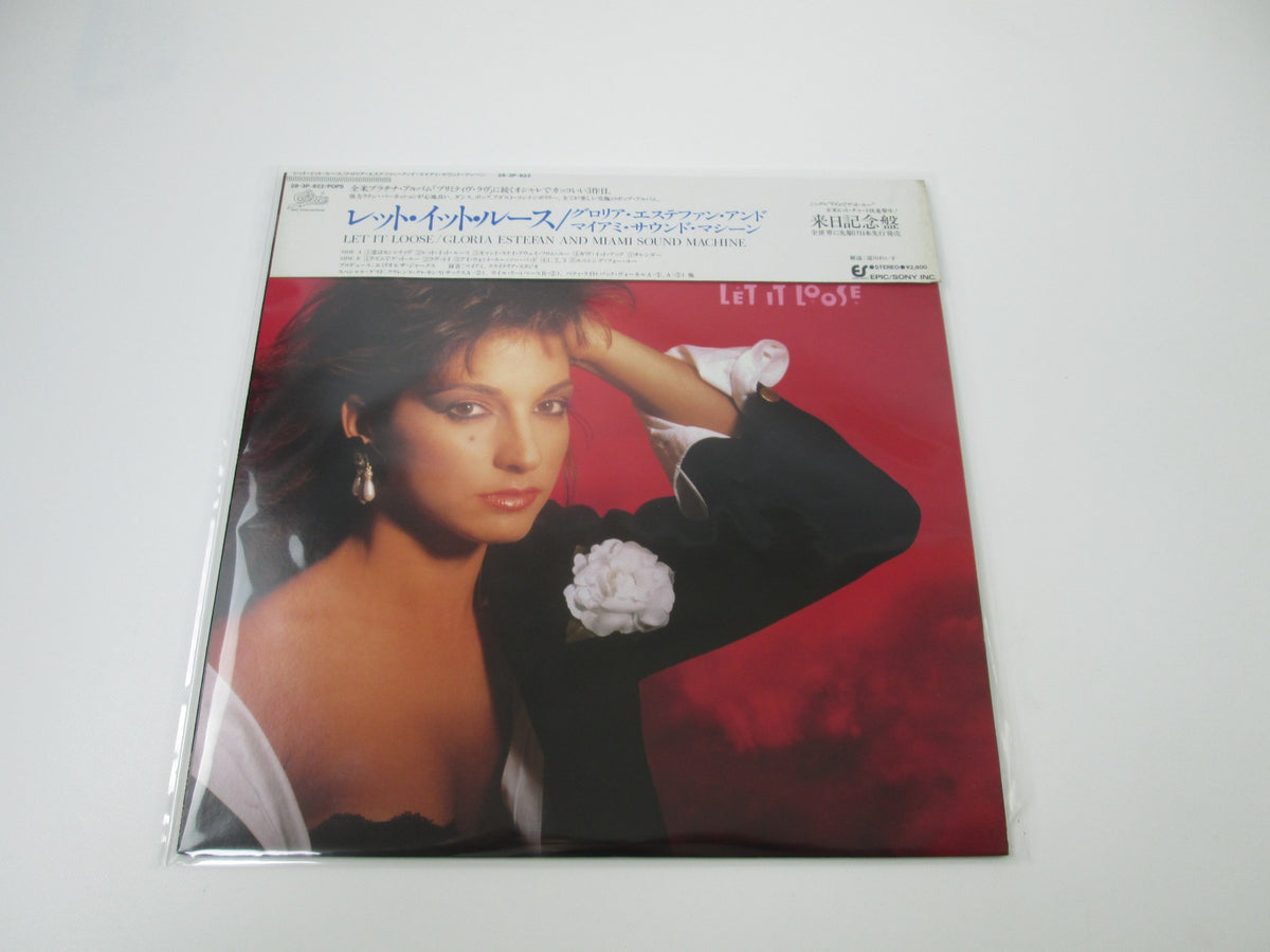 GLORIA ESTEFAN&MIAMI SOUND MACHINE LET IT LOOSE 28 3P-822 OBI Japan LP Vinyl