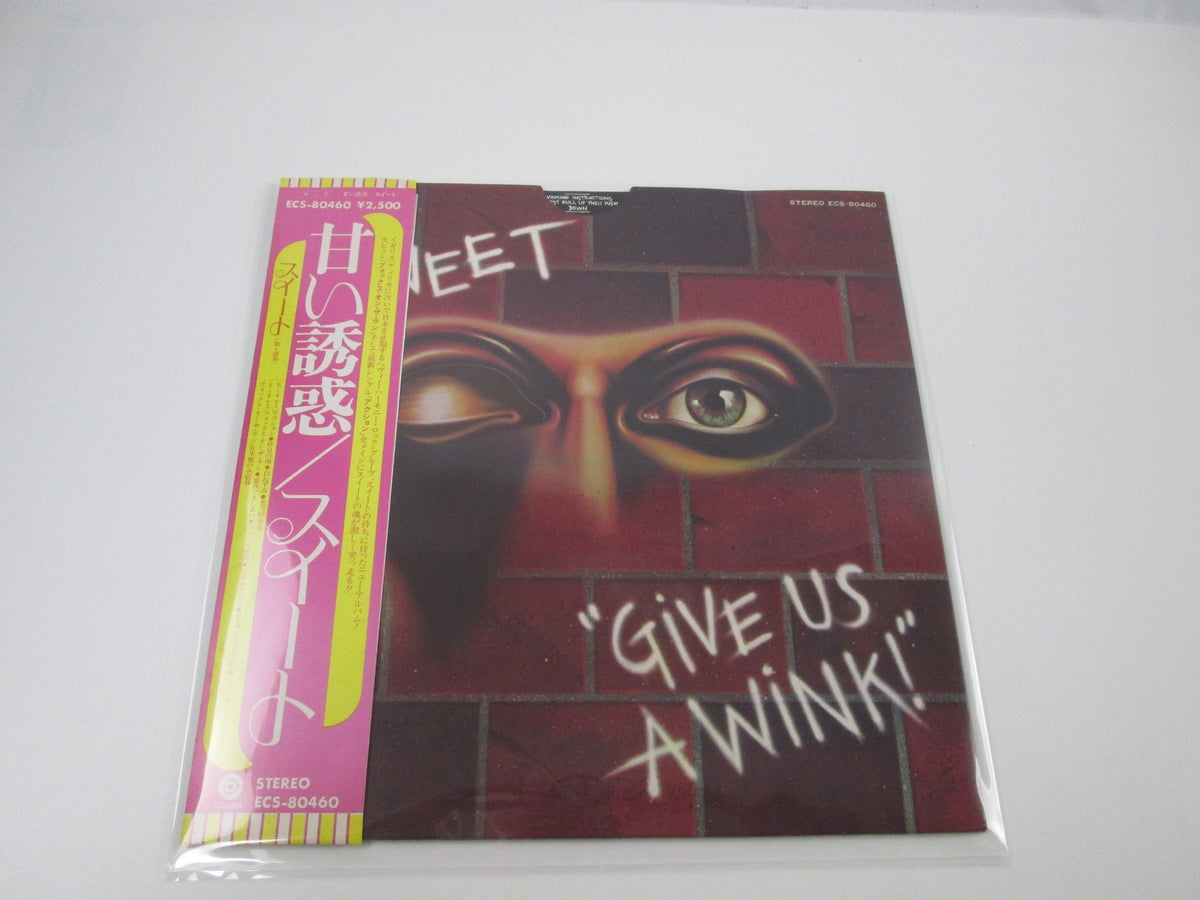 SWEET GIVE US A WINK CAPITOL ECS-80460 with OBI Japan LP Vinyl