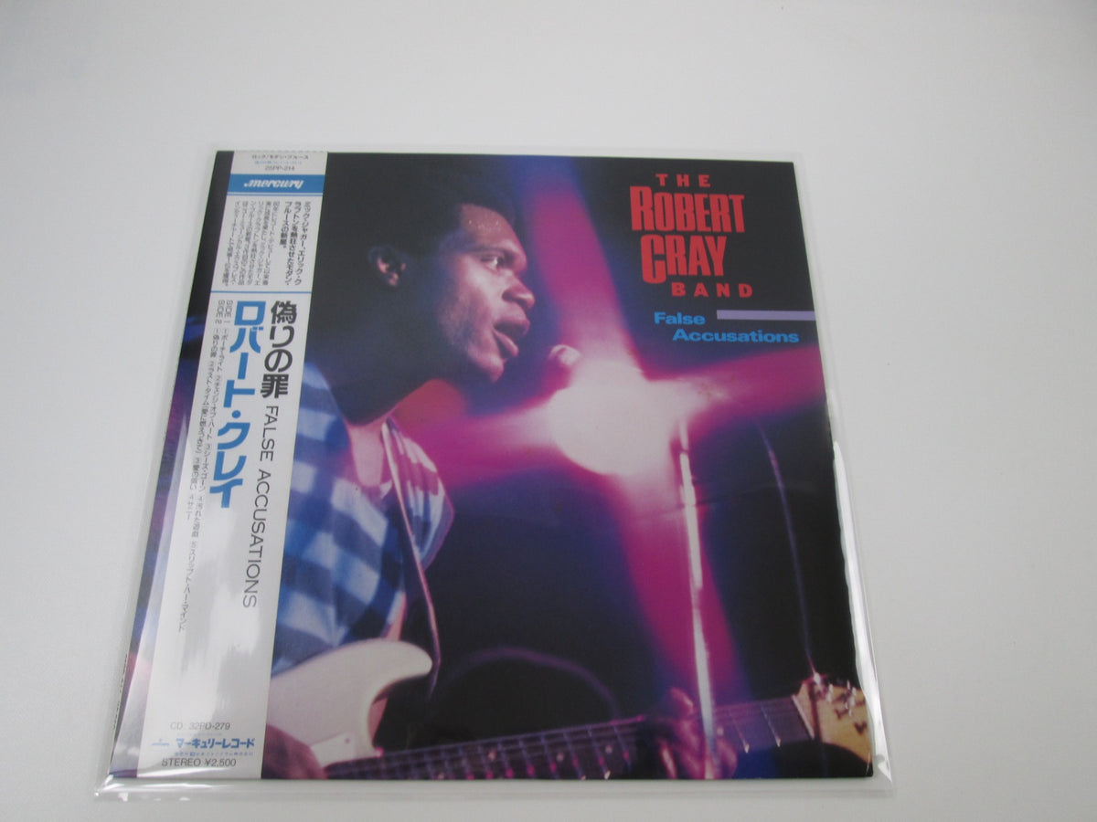 ROBERT CRAY BAND FALSE ACCUSATIONS MERCURY 25PP-214 with OBI Japan LP Vinyl