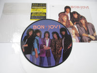 Load image into Gallery viewer, BON JOVI SLIPPERY WHEN WET MERCURY 830 822 1 Picture disk Japan LP Vinyl
