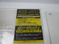 Load image into Gallery viewer, BON JOVI SLIPPERY WHEN WET MERCURY 830 822 1 Picture disk Japan LP Vinyl
