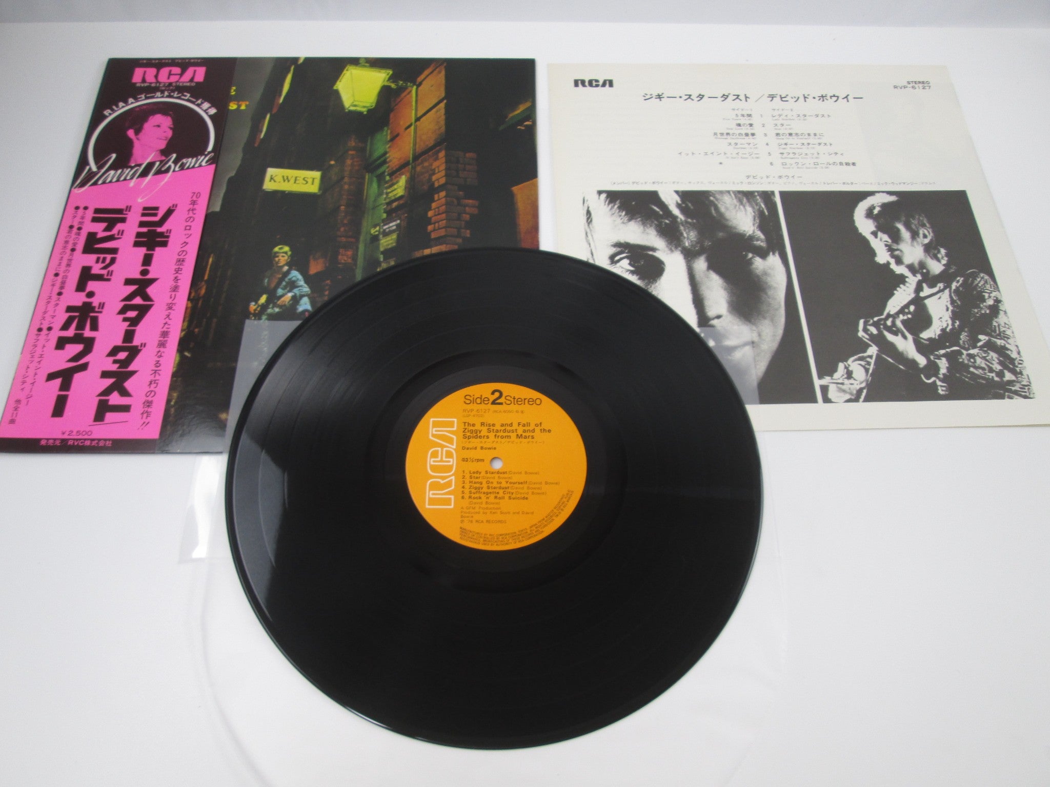 その他 LP David Bowie Rise And Fall Of Ziggy Stardust RVP6127 RCA Japan Vinyl /00260 DAVID BOWIE RISE AND FALL OF ZIGGY STARDUST RCA RVP-6127 with OBI