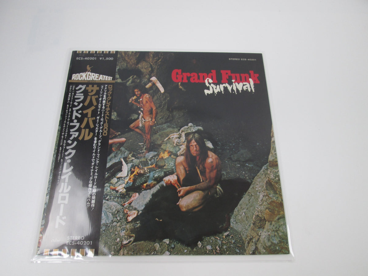 GRAND FUNK RAILROAD SURVIVAL CAPITOL ECS-40201 with OBI Japan LP Vinyl