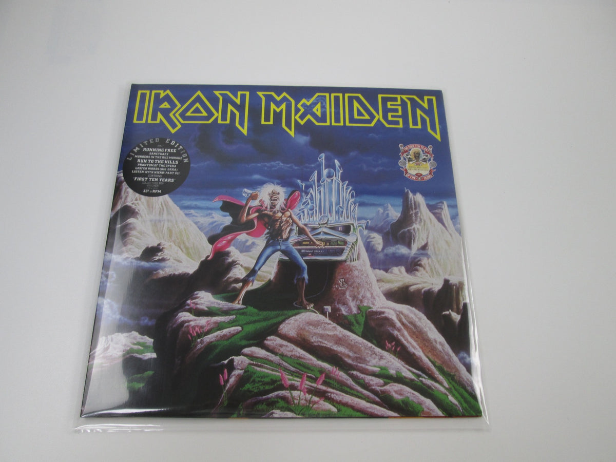Iron Maiden Running Free / Run to the Hills IRN 7 LP Vinyl UK