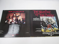 Load image into Gallery viewer, Iron Maiden Run to the Hills / The Number of the Beast LP Vinyl UK IRN4
