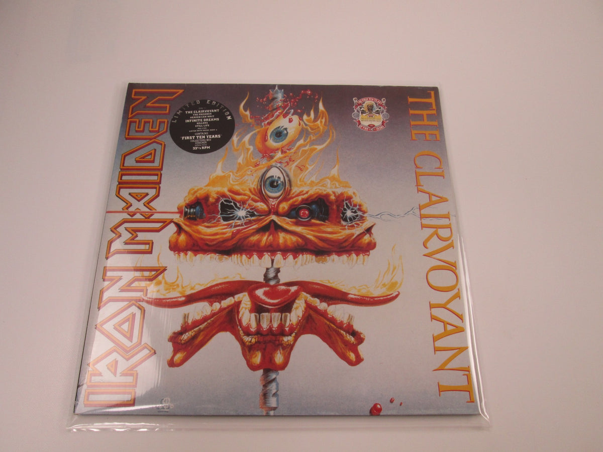 Iron Maiden The Clairvoyant / Infinite Dreams LP Vinyl UK IRN10