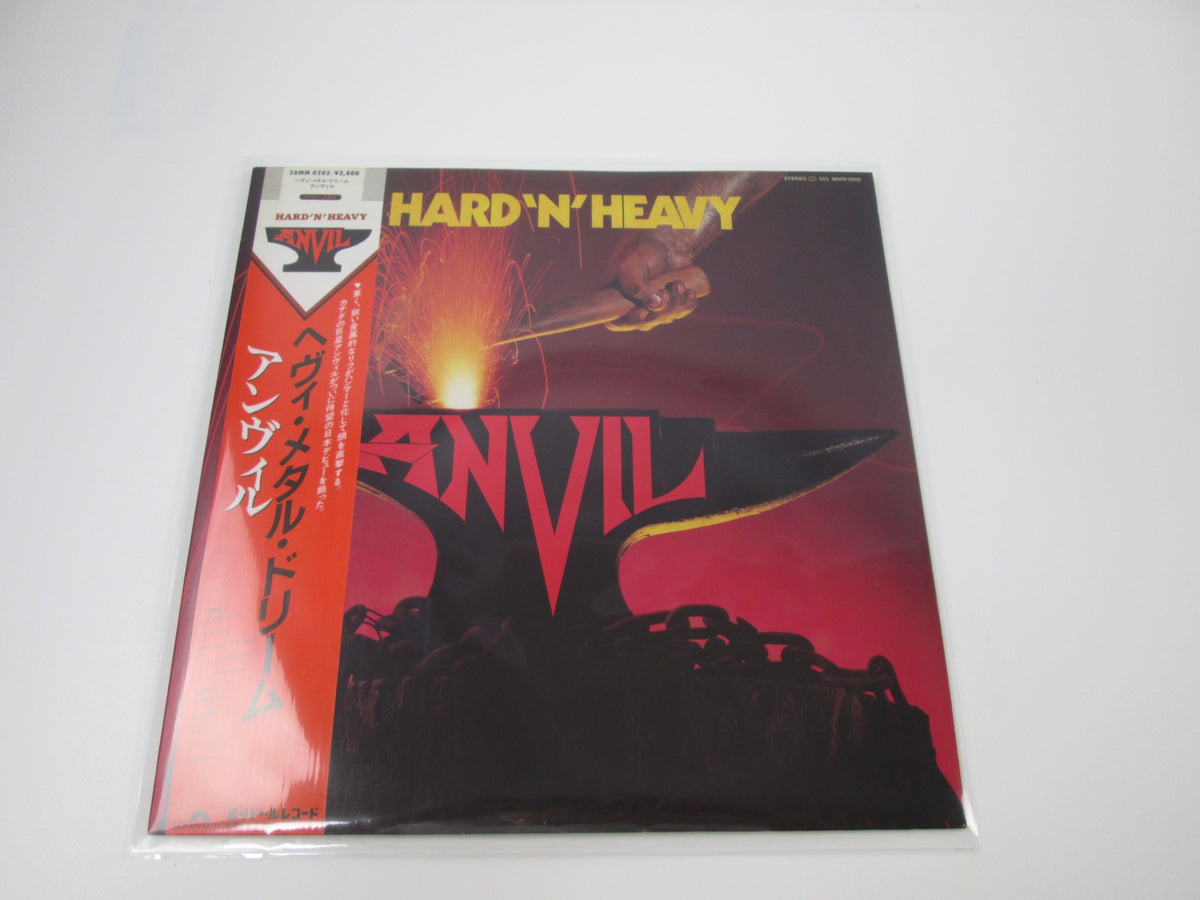 ANVIL HARD 'N' HEAVY Promo POLYDOR 28MM 0202 with OBI Japan LP Vinyl