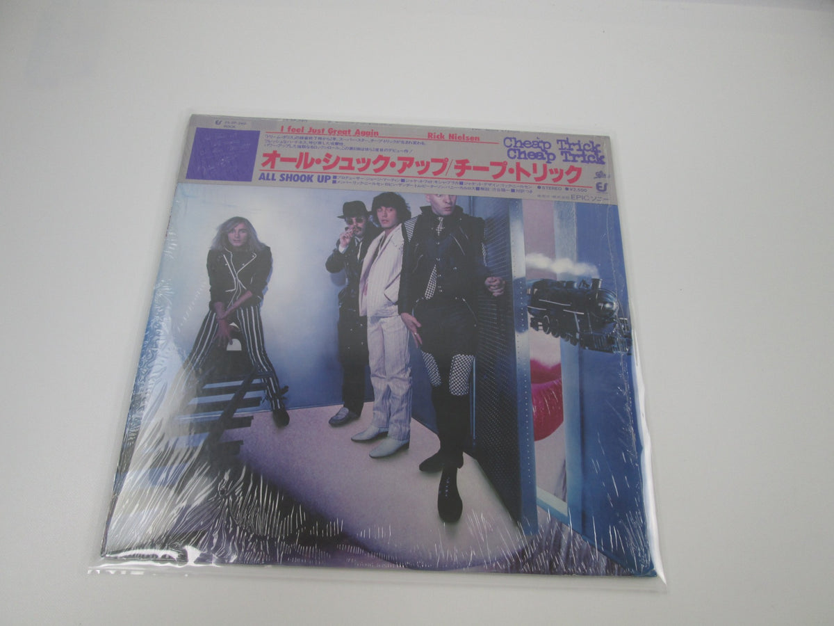 CHEAP TRICK ALL SHOOK UP EPIC 25 3P-240 with OBI Shrink Japan LP Vinyl