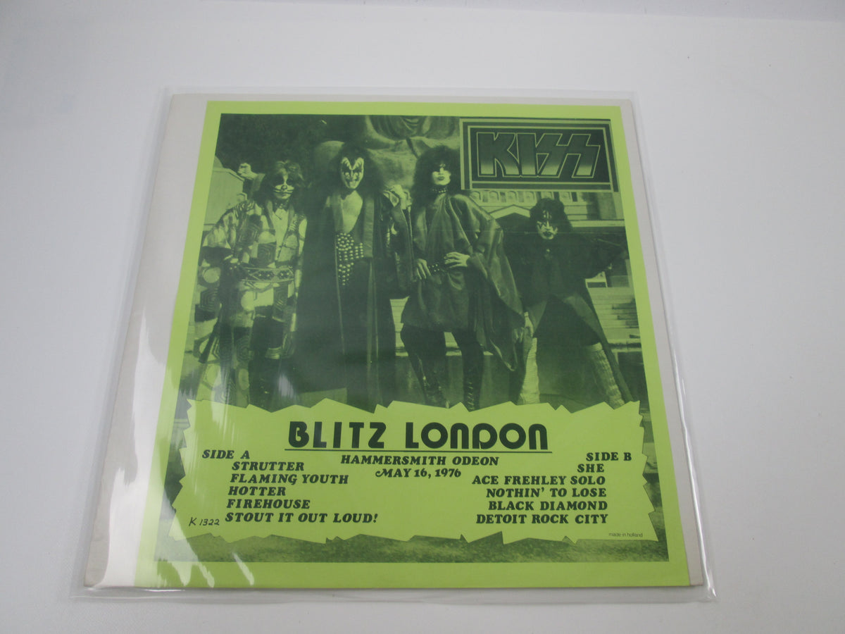 Kiss Blitz London 1976 LP Vinyl