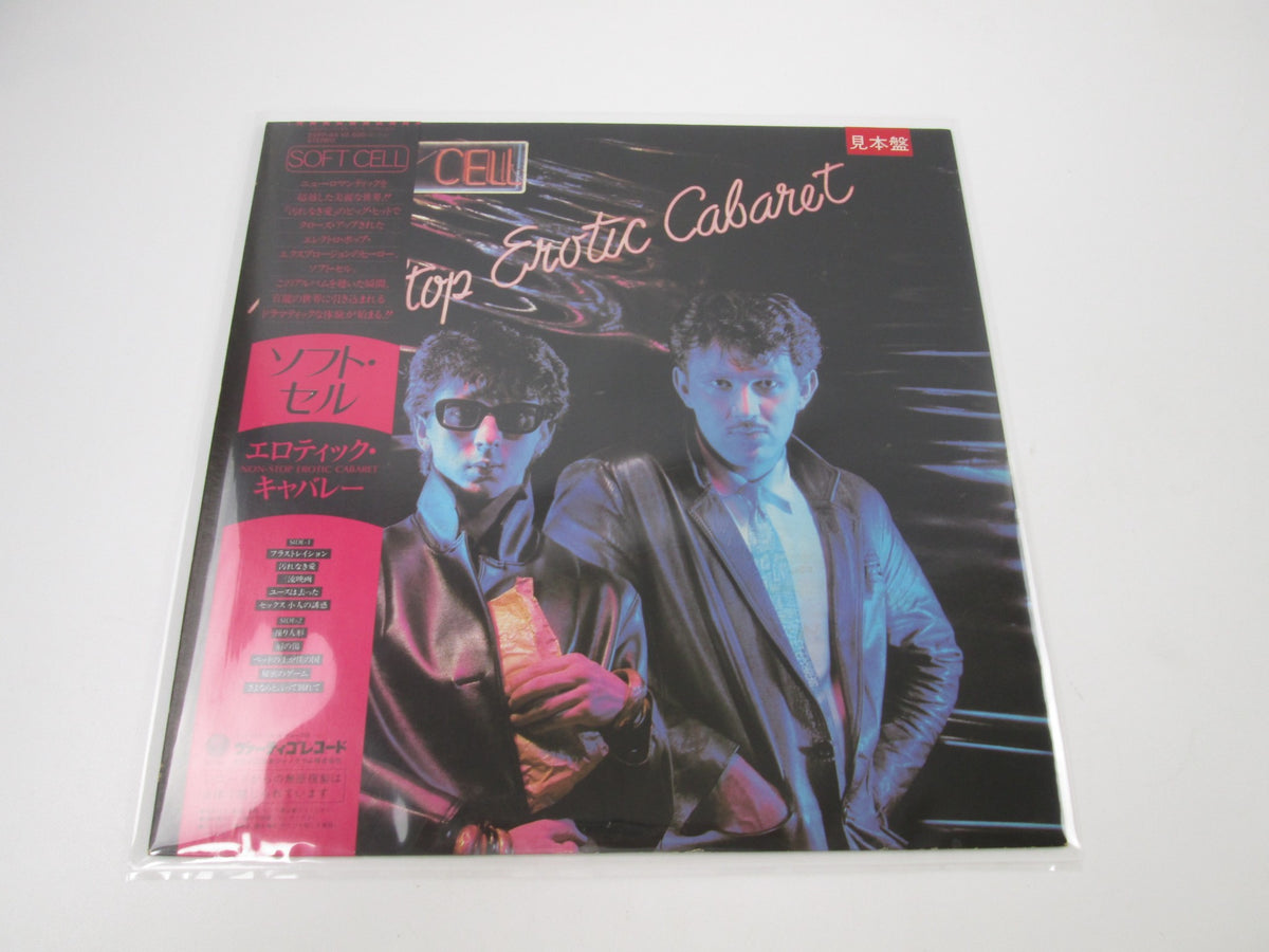 SOFT CELL NON-STOP EROTIC CABARET Promo VERTIGO 25PP-45 with OBI Japan LP Vinyl