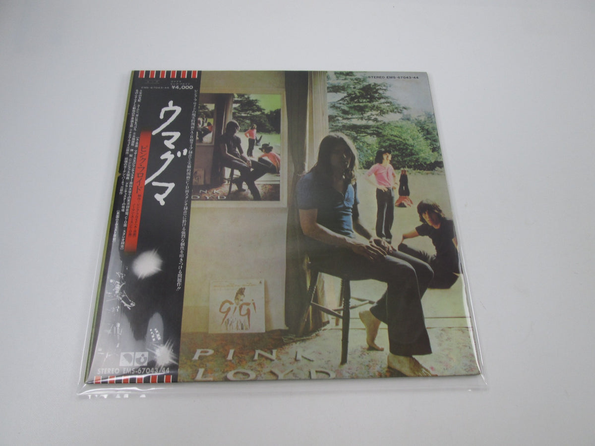 PINK FLOYD UMMAGUMMA EMI EMS-67043,4 with OBI Japan LP Vinyl