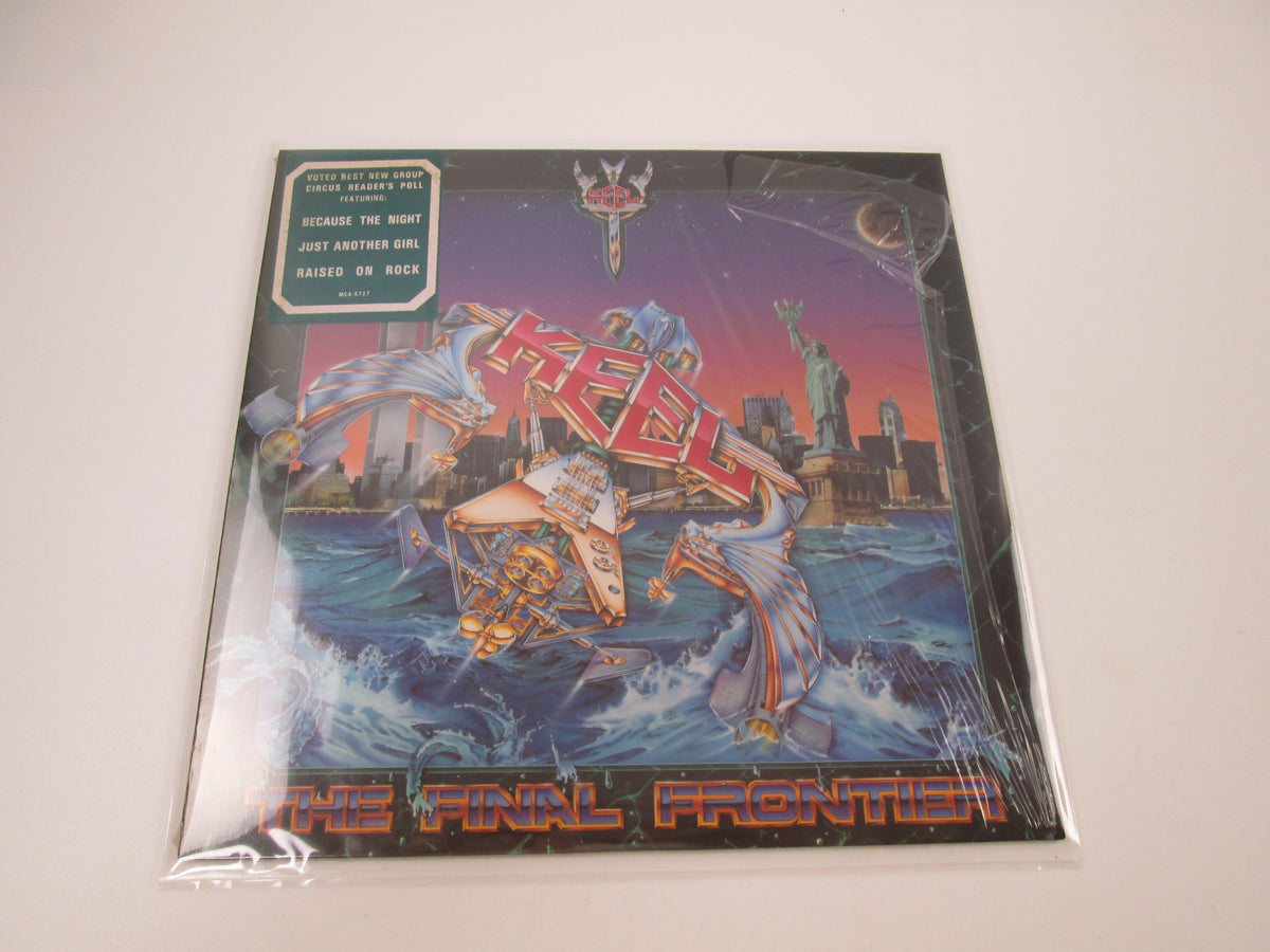 Keel The Final Frontier MCA 5727 Sticker LP Vinyl