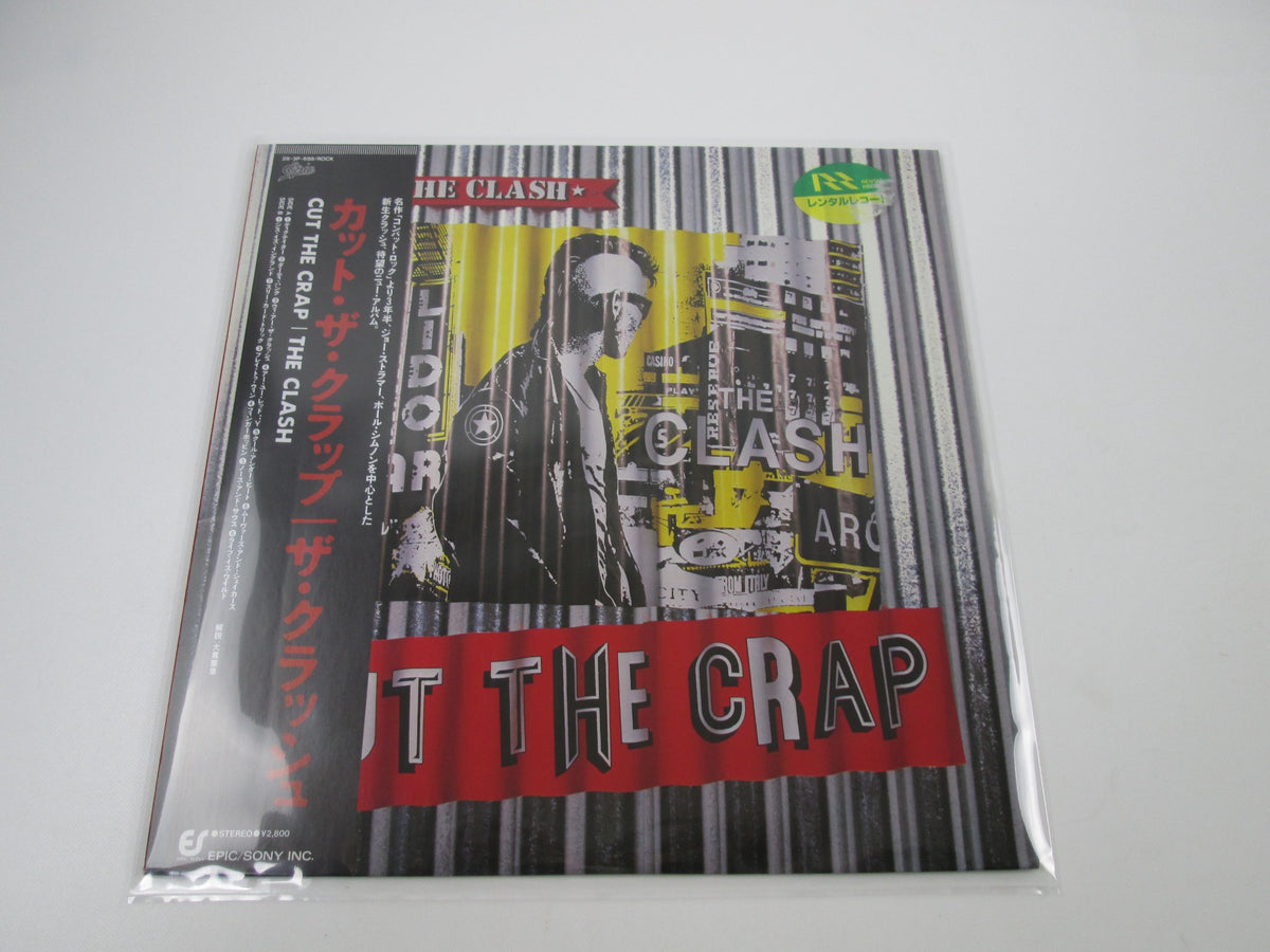 The Clash Cut The Crap 28 3P-698 with OBI Japan LP Vinyl