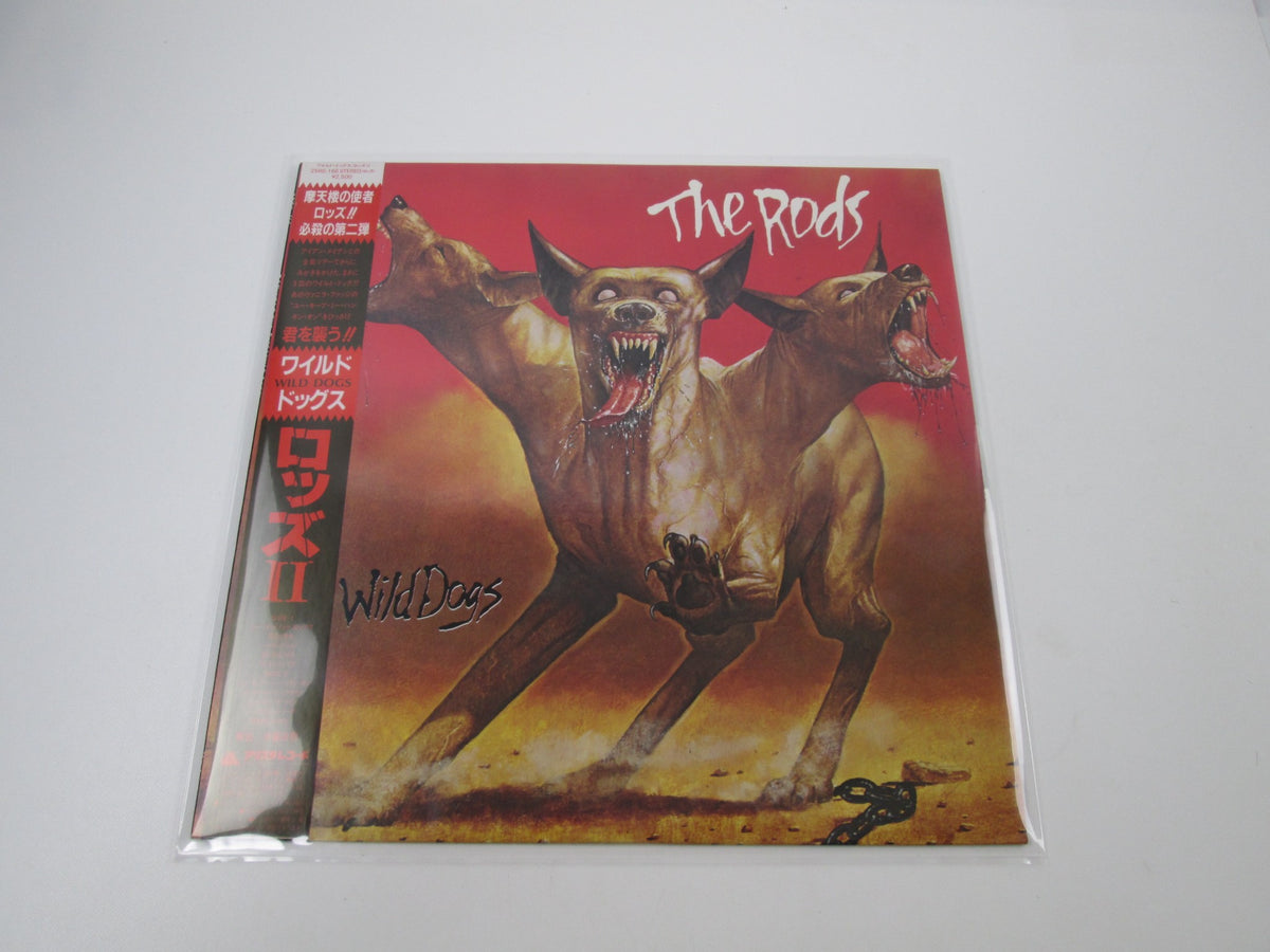 The Rods Wild Dogs Arista 25RS-166 with OBI Japan LP Vinyl