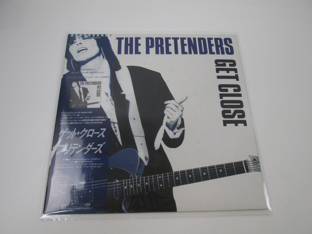 PRETENDERS GET CLOSE WEA P-13402 with OBI Japan LP Vinyl