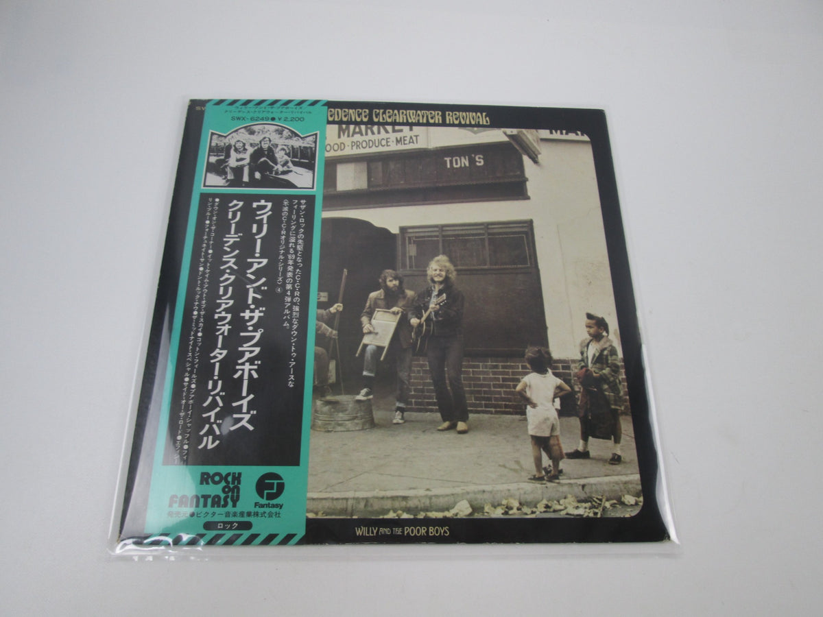 CREEDENCE CLEARWATER REVIVAL WILLY & POORBOYS SWX-6249 with OBI Japan LP Vinyl