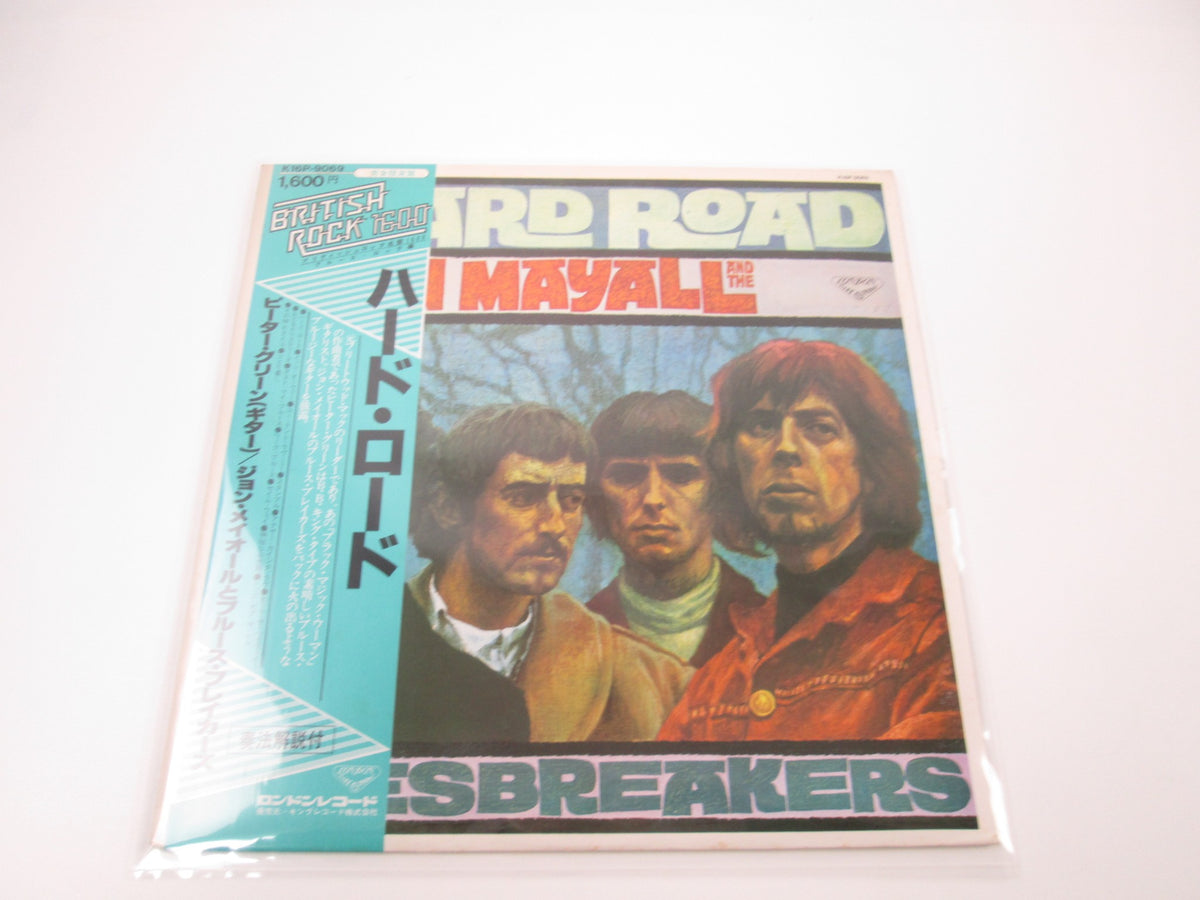 JOHN MAYALL & BLUESBREAKERS A HARD ROAD LONDON K16P-9069 with OBI Japan LP Vinyl