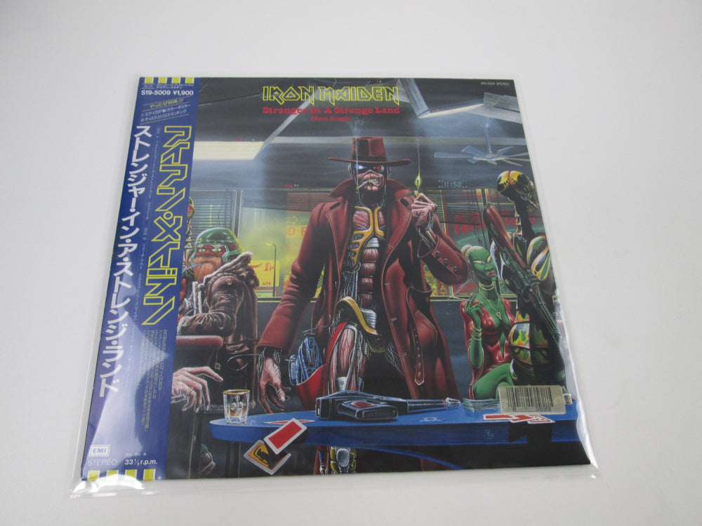IRON MAIDEN STRANGER IN A STRANGE LAND S19-5009 with OBI Japan LP Vinyl