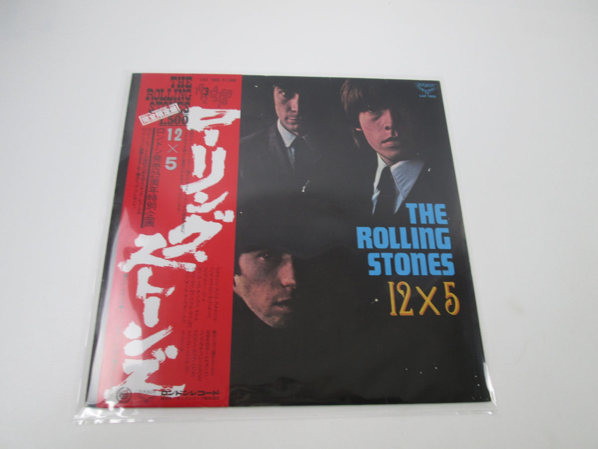 THE ROLLING STONES 12 X 5 LAX-1003 with OBI Japan LP Vinyl