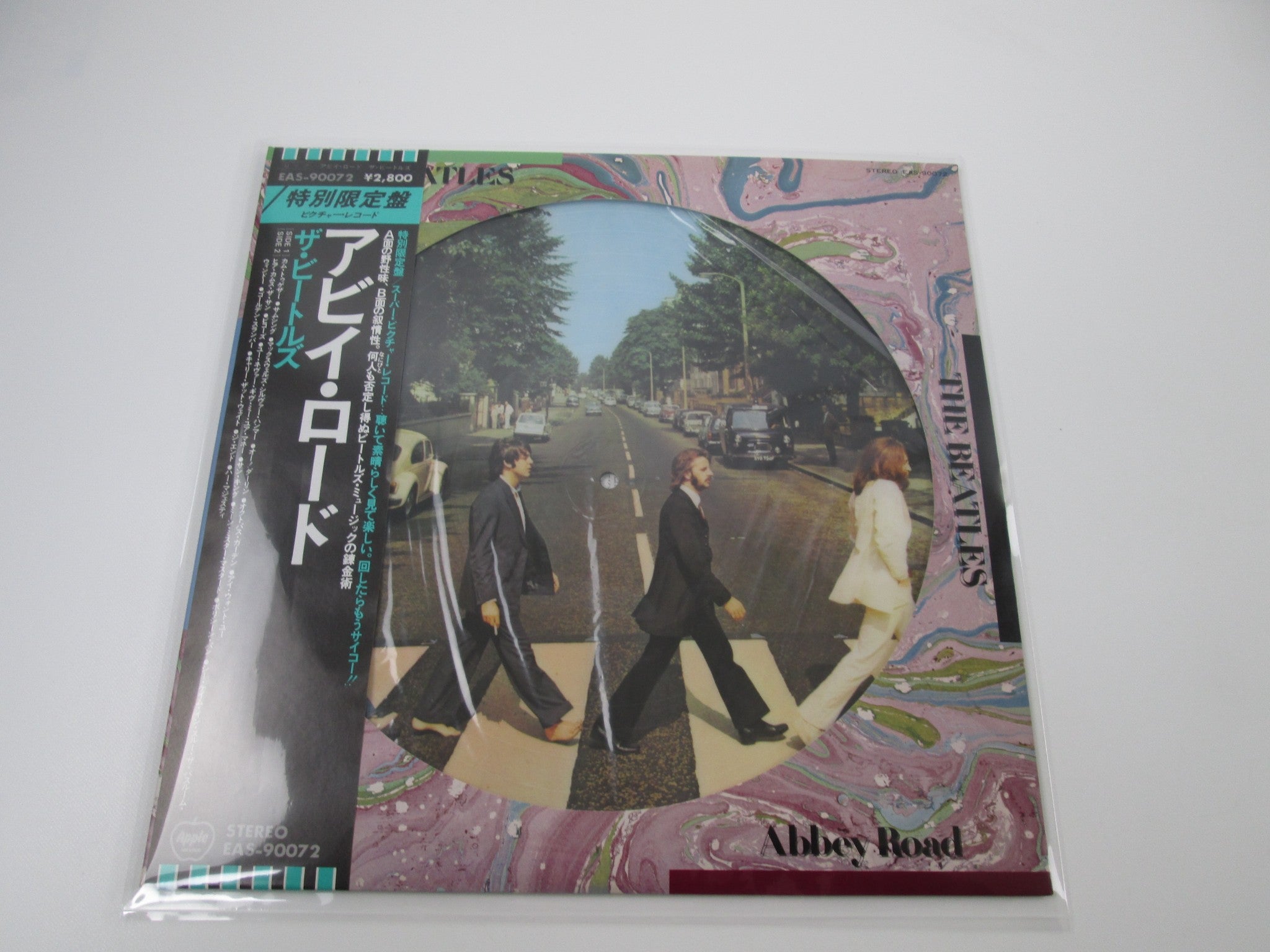 BEATLES ABBEY ROAD Picture disc APPLE EAS-90072 with OBI Japan LP