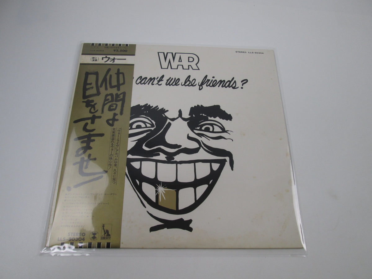 WAR WHY CAN'T WE BE FRIENDS LIBERTY LLS-80304 with OBI Japan LP Vinyl