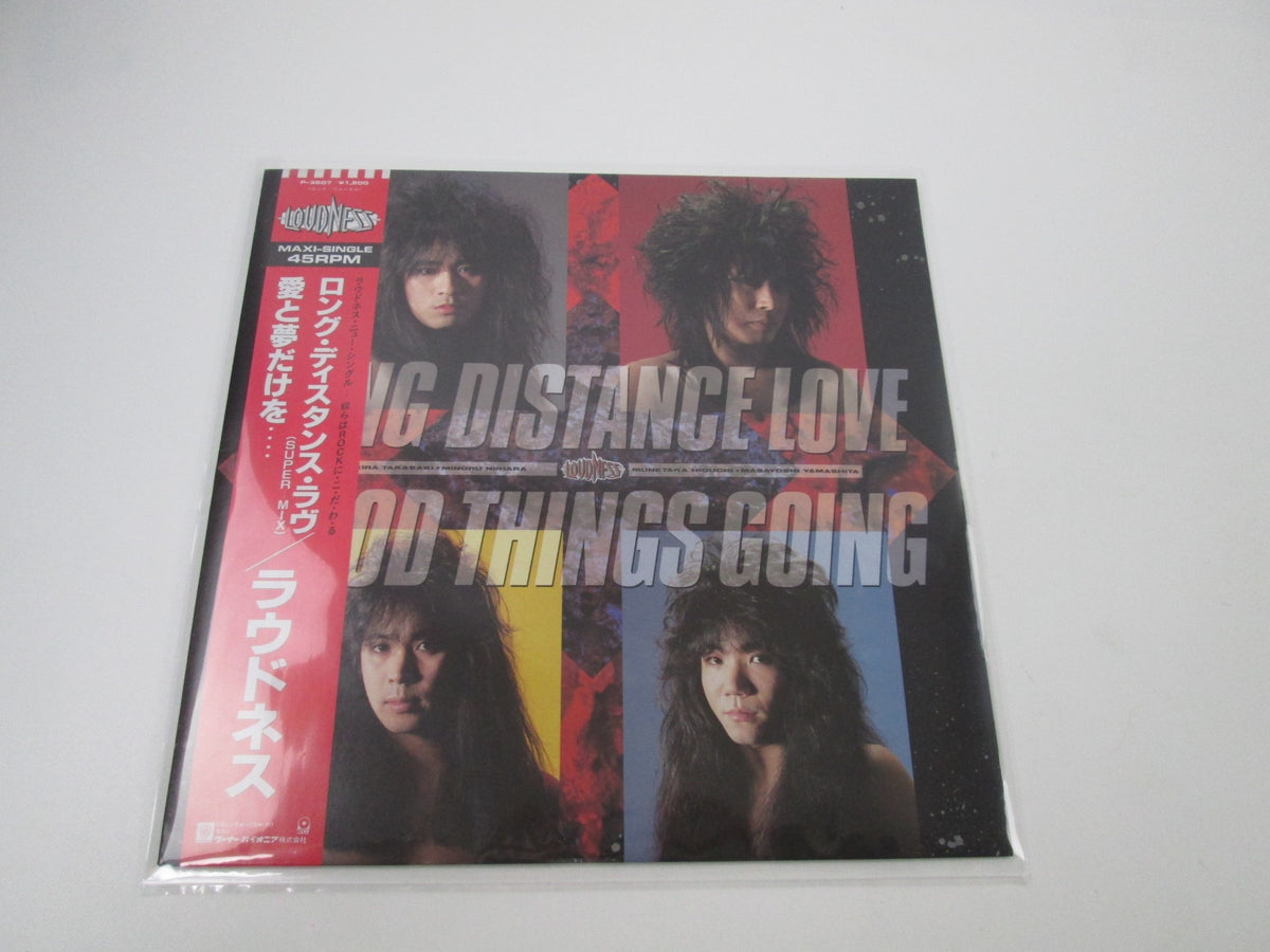 LOUDNESS Long Distance Love P-3607 with OBI Japan LP Vinyl