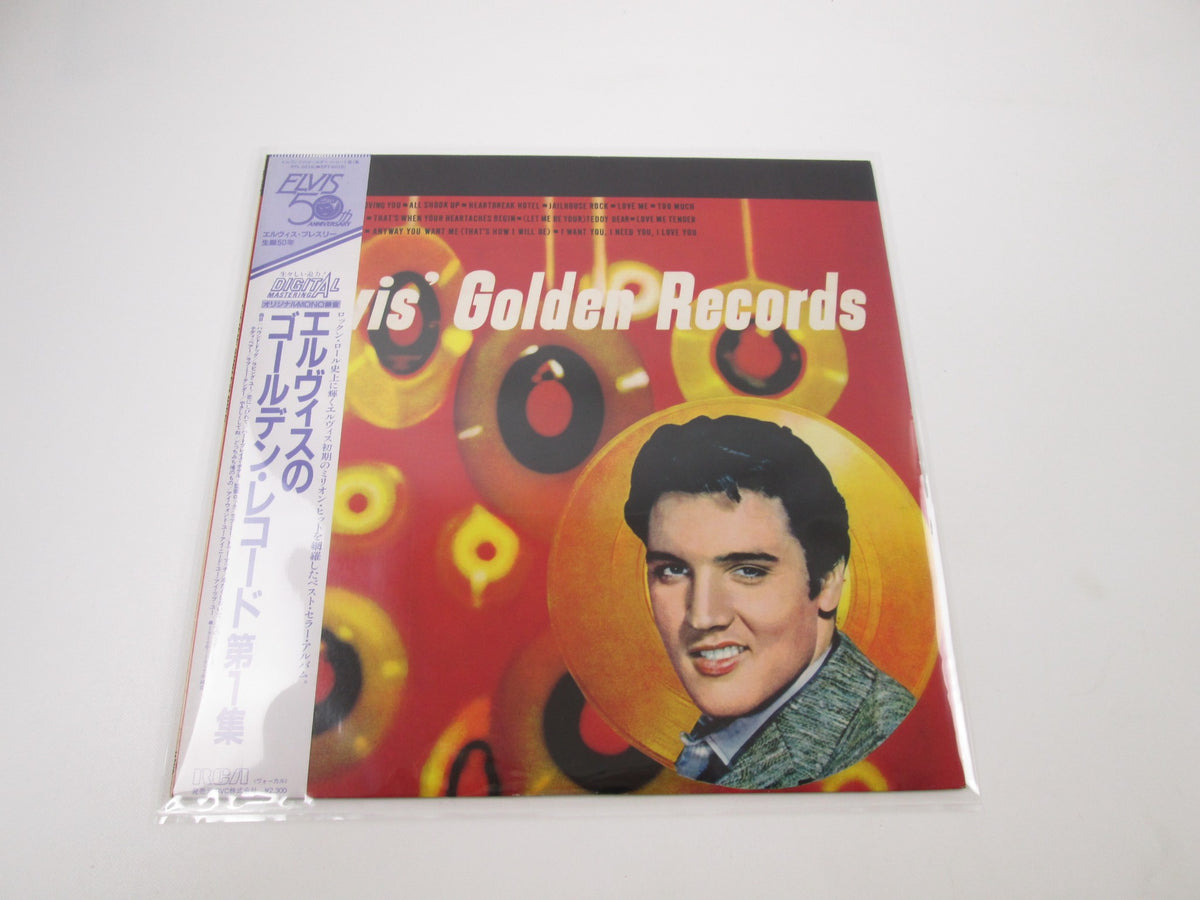 Elvis Presley Elvis' Golden Records Victor RPL-6018 with OBI Japan LP Vinyl