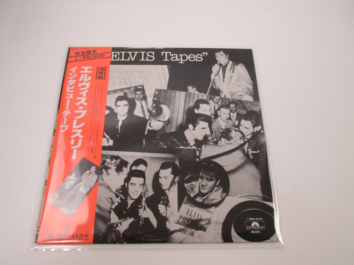 Elvis Presley The ELVIS Tapes Polydor MPA 5101 with OBI Japan LP Vinyl