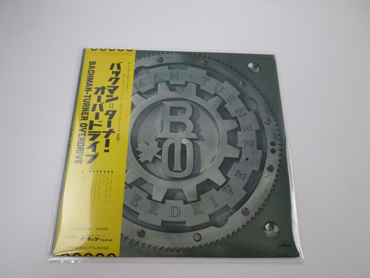 BACHMAN-TURNER OVERDRIVE MERCURY RJ-5094 with OBI Japan LP Vinyl