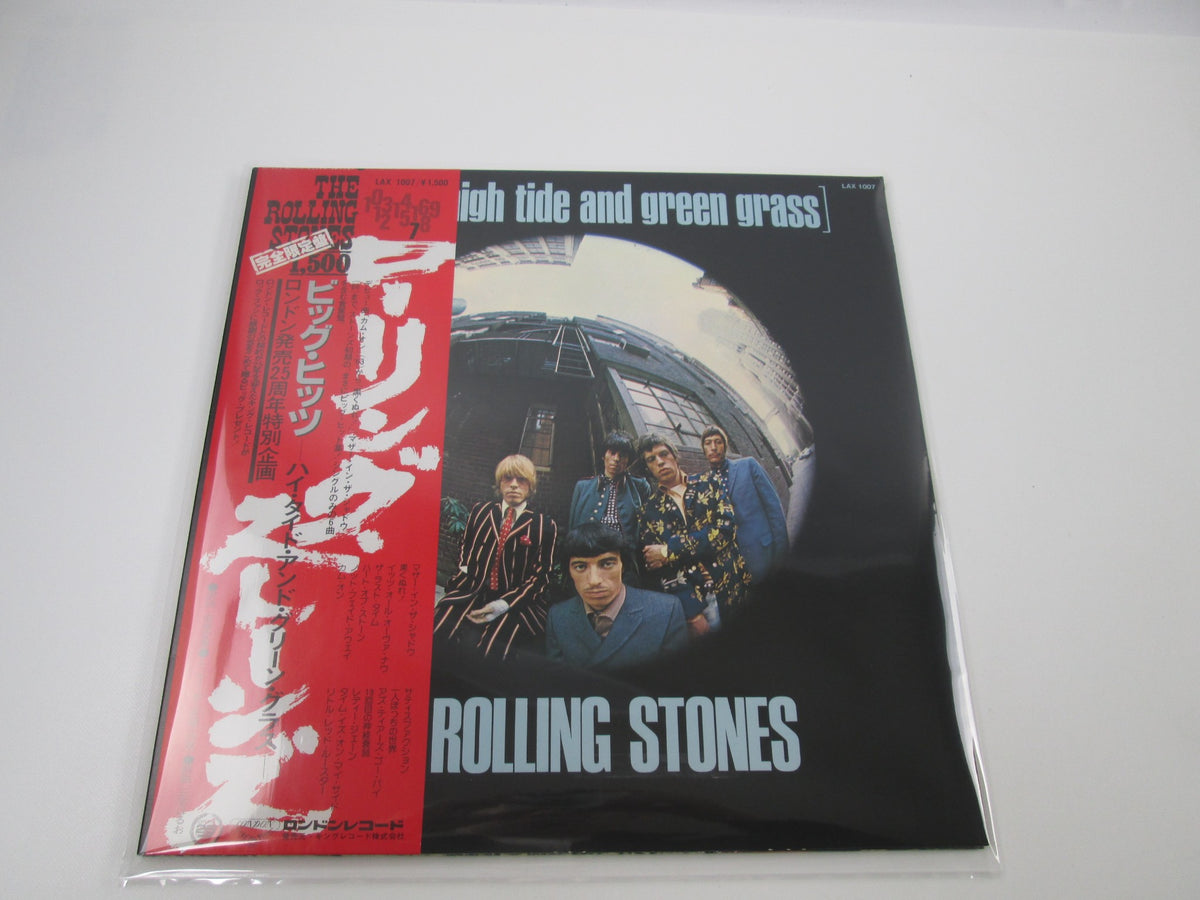 ROLLING STONES BIG HITS HIGH TIDE AND GREEN GRASS LAX 1007 with OBI  LP Vinyl