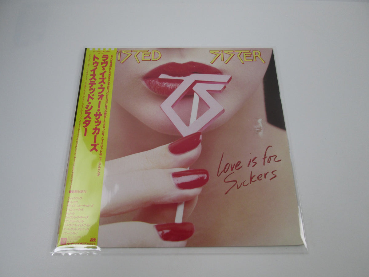 Twisted Sister Love Is For Suckers Atlantic P-13553 with OBI Japan LP Vinyl