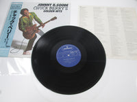 Load image into Gallery viewer, Chuck Berry Johnny B. Goode Golden Hits RVER-22 with OBI Japan LP Vinyl
