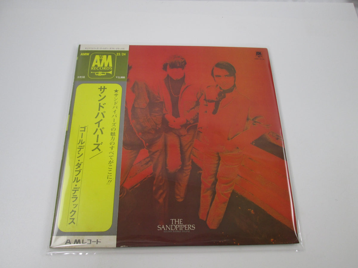 The Sandpipers Golden Double Deluxe AMW 23,4 with OBI Japan LP Vinyl