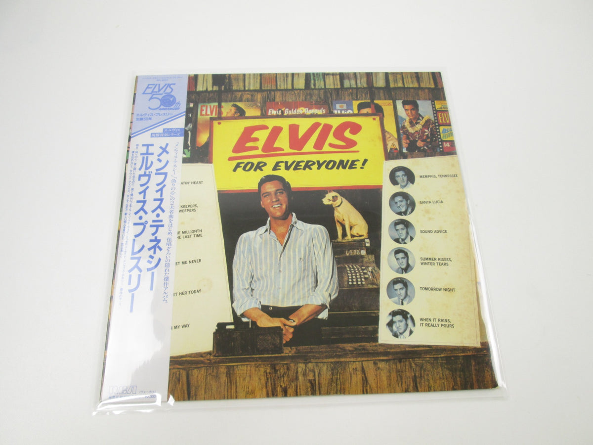 ELVIS PRESLEY ELVIS FOR EVERYONE RCA RPL-6022 with OBI Japan LP Vinyl