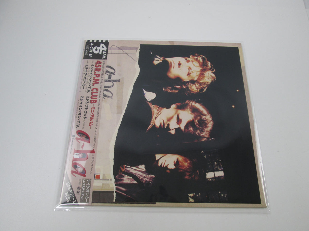 a-ha 45 R.P.M. Club Warner Bros. Records P-6228 with OBI Japan LP Vinyl