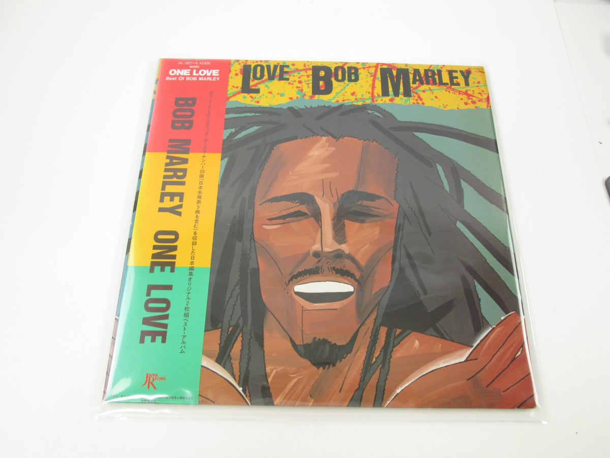 BOB MARLEY ONE LOVE JAPAN JAL-1807,8 with OBI Japan LP Vinyl