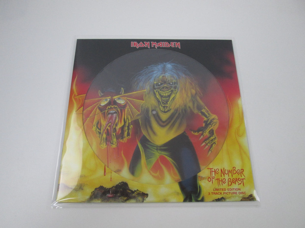 Iron Maiden The Number Of The Beast Picture Disc 12 EM 666B LP Vinyl