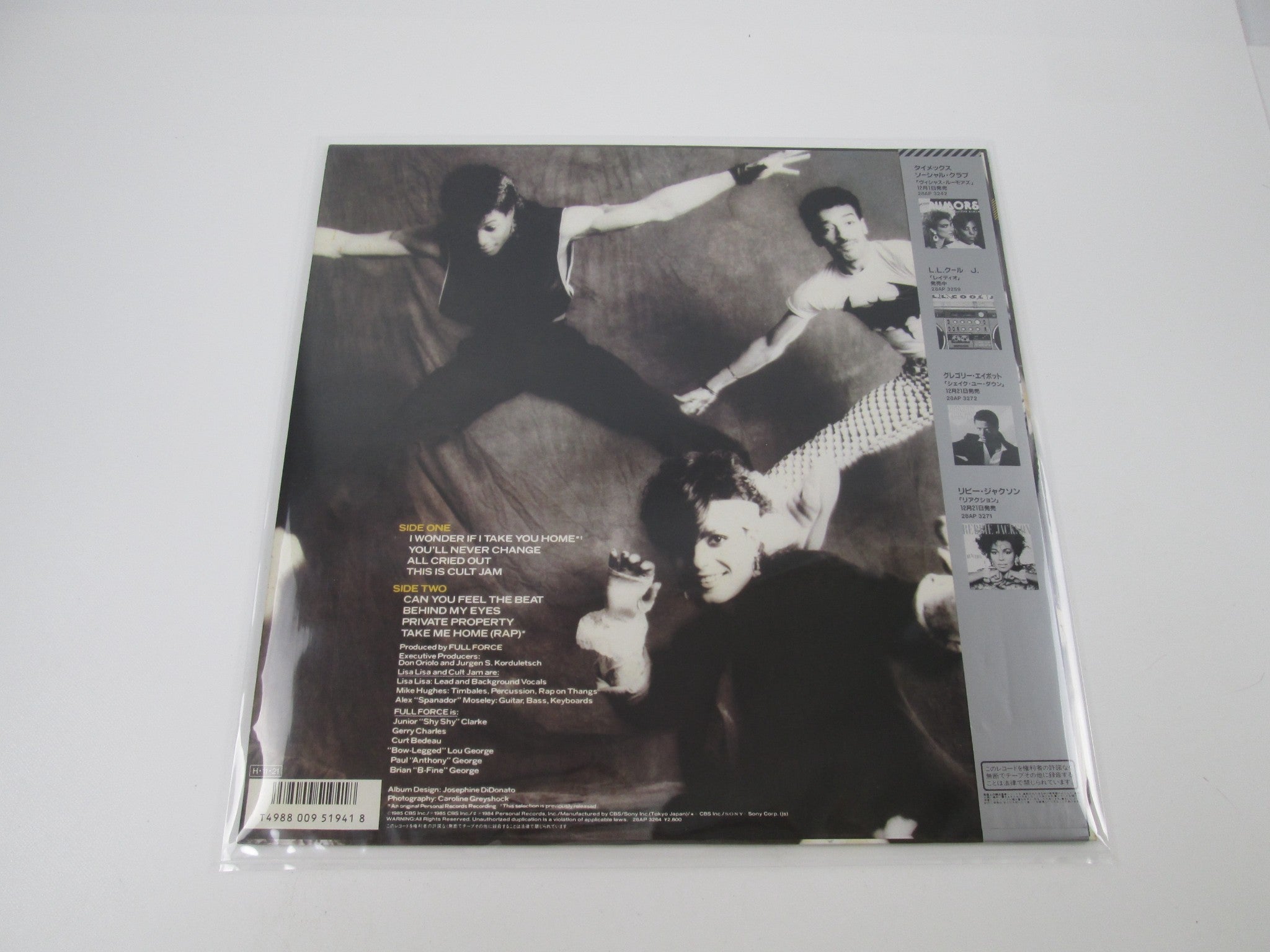 LISA LISA AND CULT JAM WITH FULL FORCE 28AP3264 with OBI Japan LP