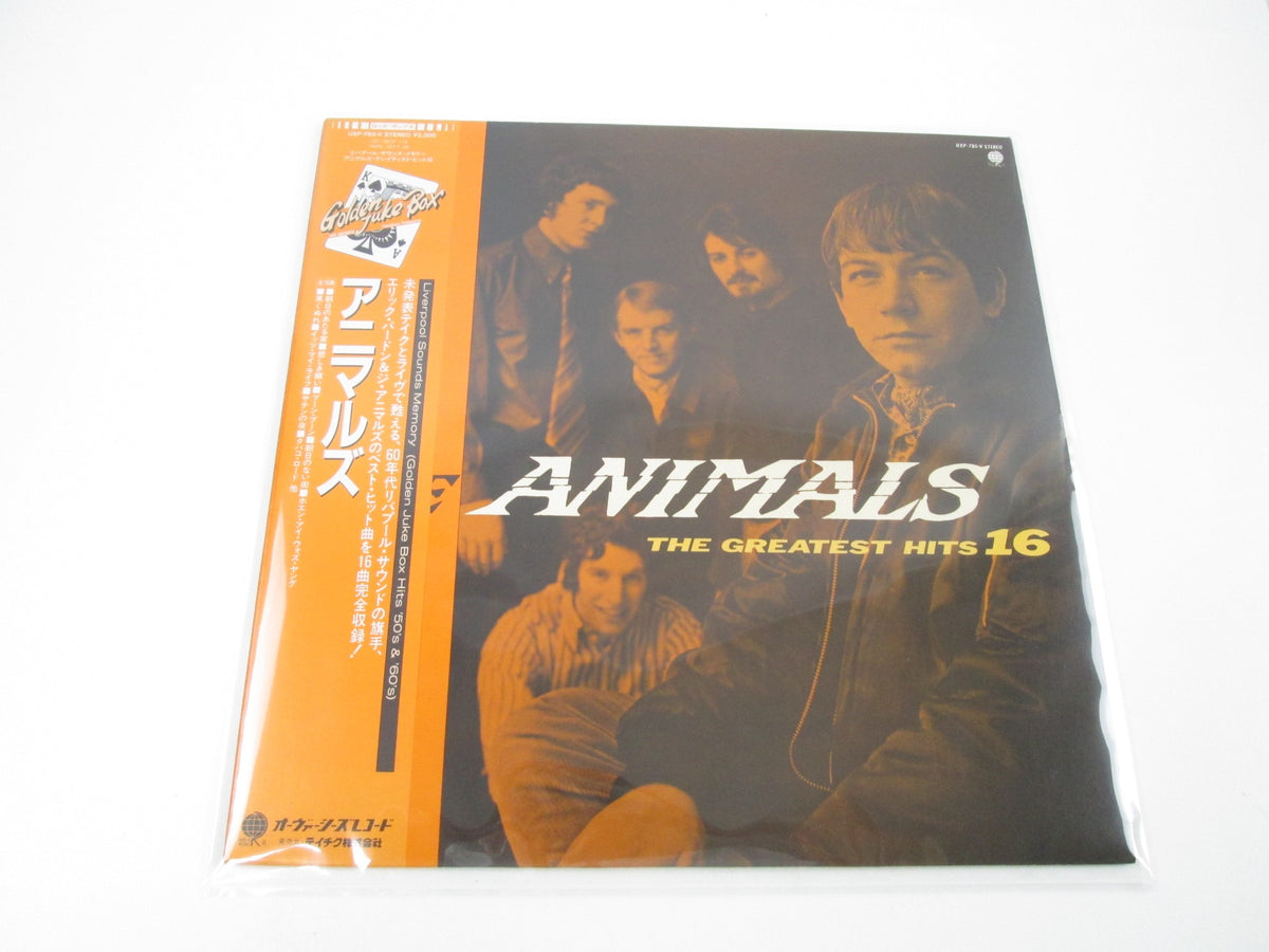 ANIMALS GREATEST HITS 16 OVERSEAS UXP-785-V with OBI Japan LP Vinyl