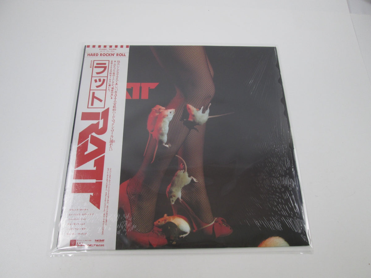 RATT SAME TIME COAST P-6203 with OBI Shrink Japan LP Vinyl
