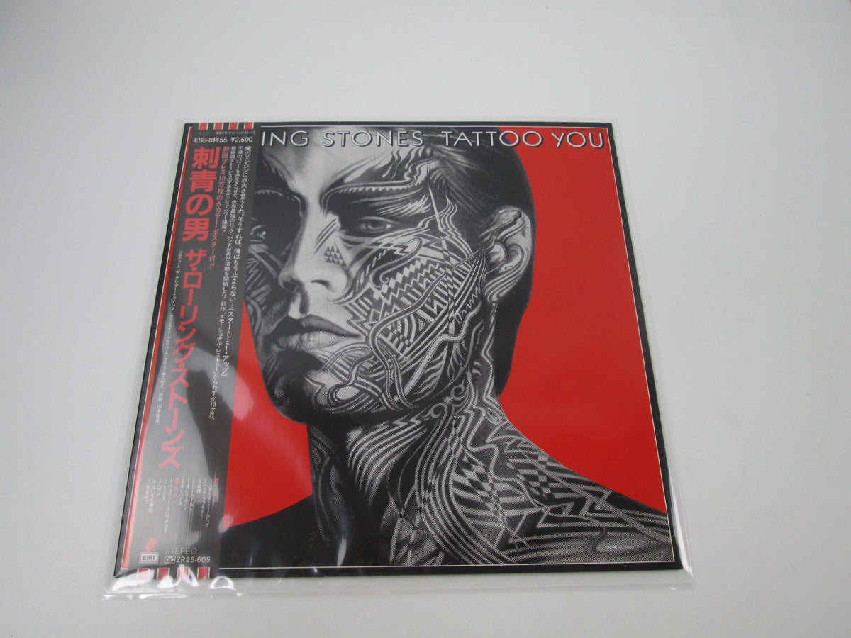 ROLLING STONES TATTOO YOU ESS-81455 with OBI Poster Japan LP Vinyl